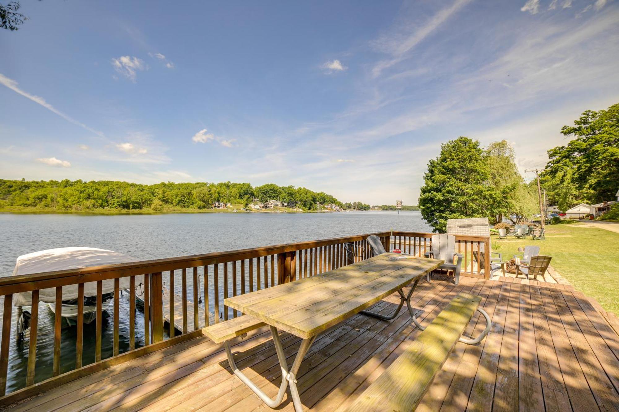 Big Pine Island Lake Cottage With Boat Dock And Kayaks Belding Esterno foto