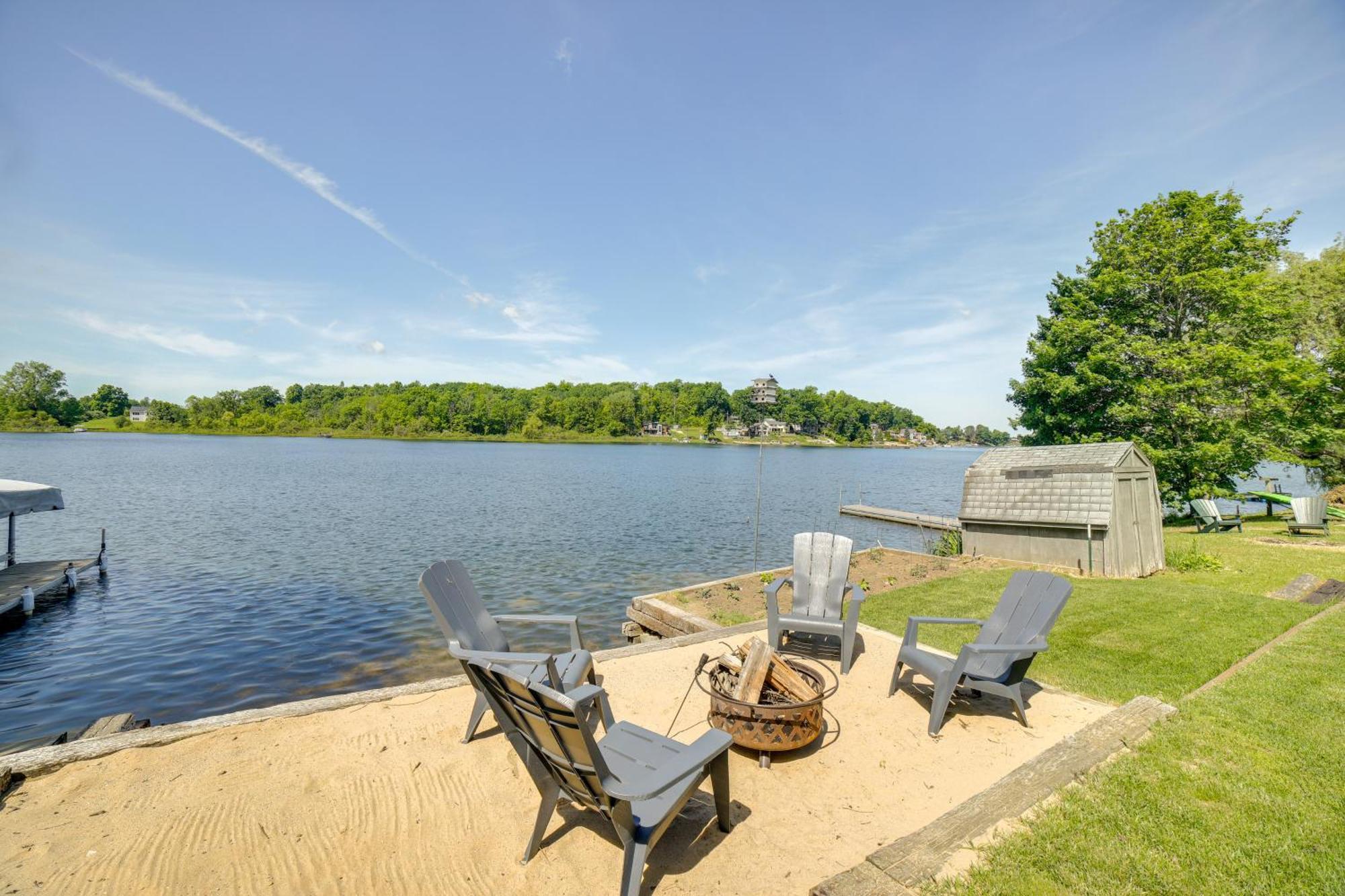 Big Pine Island Lake Cottage With Boat Dock And Kayaks Belding Esterno foto
