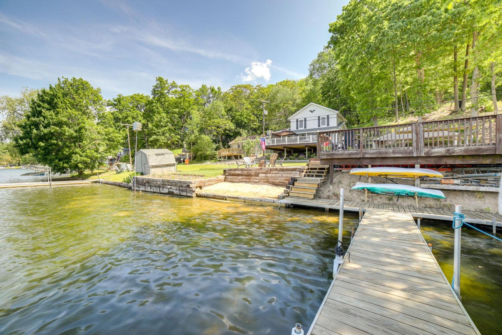 Big Pine Island Lake Cottage With Boat Dock And Kayaks Belding Esterno foto
