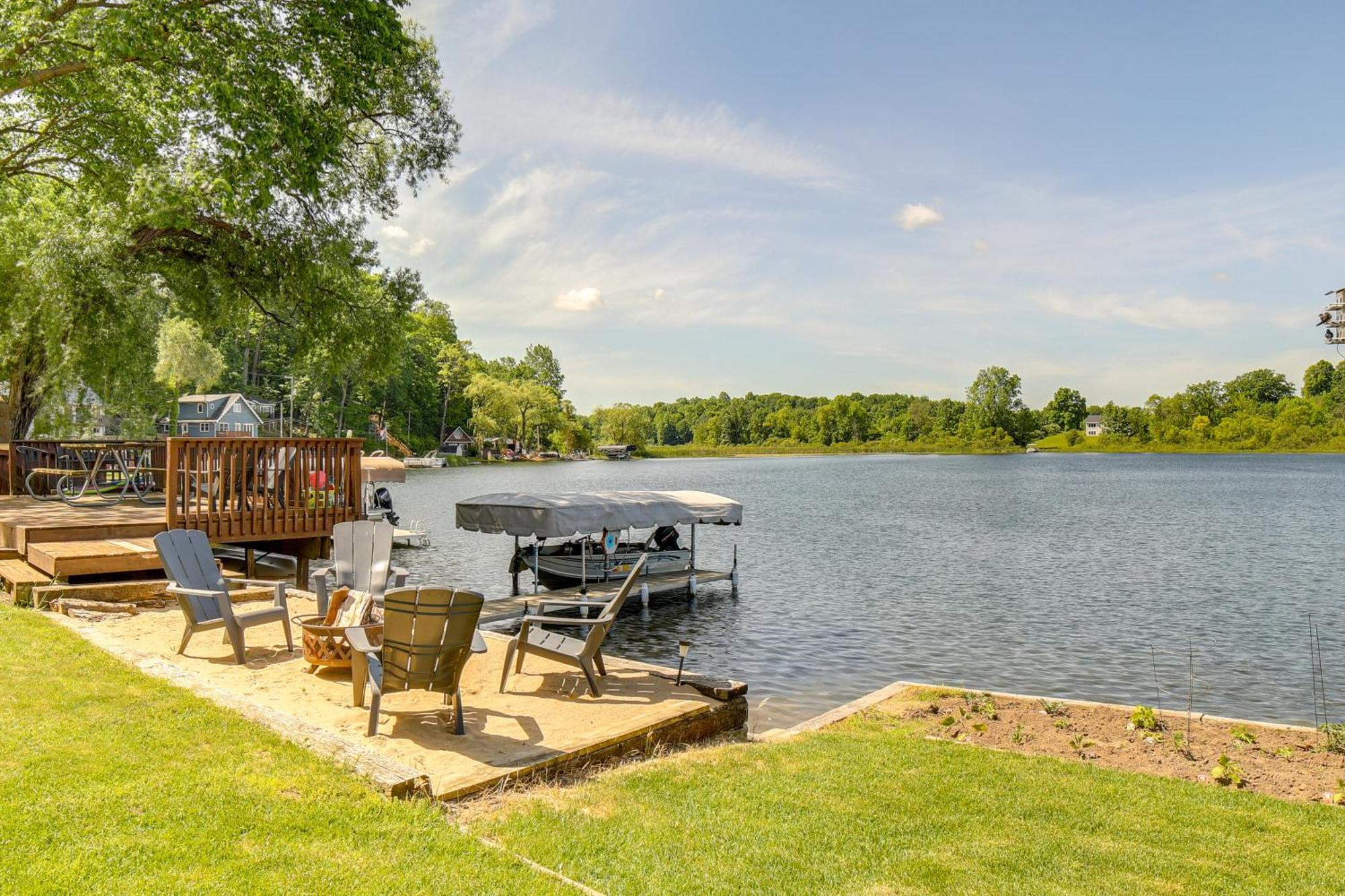 Big Pine Island Lake Cottage With Boat Dock And Kayaks Belding Esterno foto